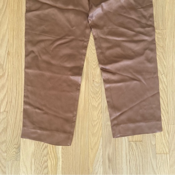 Zara Brown Pants Elastic Waist Size Small NWT - Picture 9 of 12